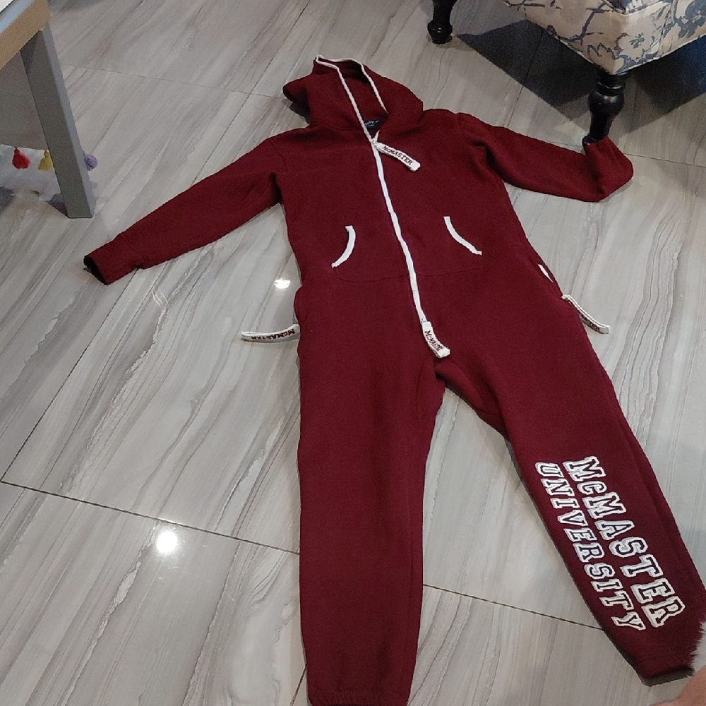 Maroon Jumpsuit Size Small Fits Size Large In Women Size